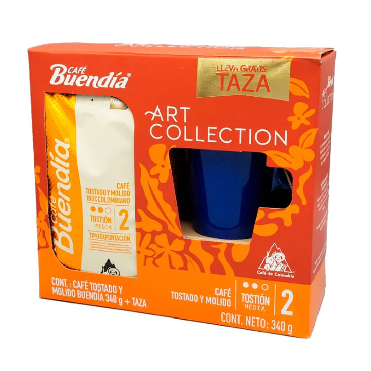 Pack Café Molido Media Buendia 340Gr.+Taza