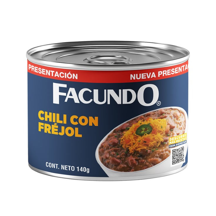 Chili con Fréjol Lata Facundo 140GR