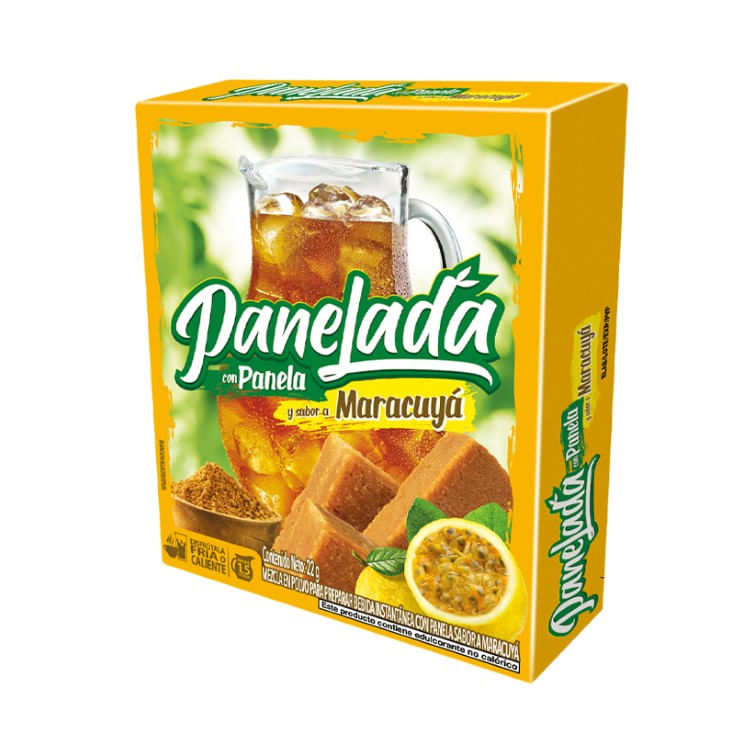 Panelada Sabor a Maracuya Bebida Soluble 22GR