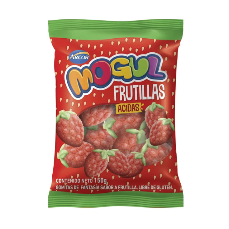 Gomitas Ácidas de Frutilla Mogul 150GR