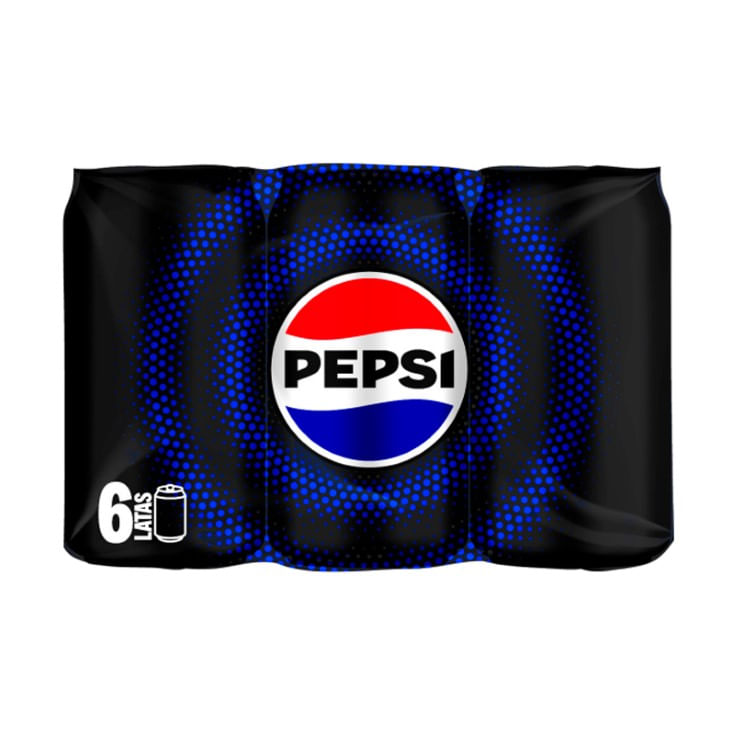 Bebida Gaseosa Zero Azucar en Lata Pepsi Sixpack 355ML C/U