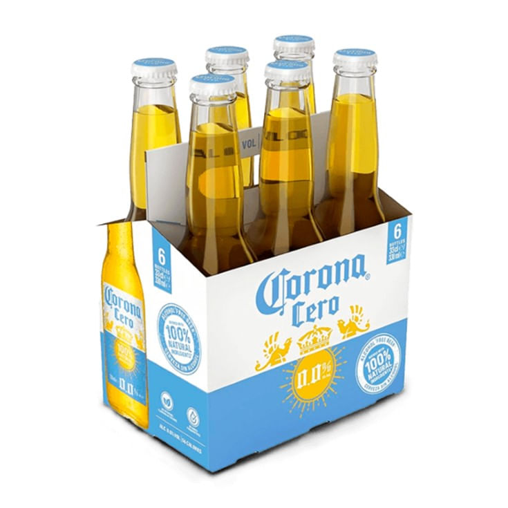 Cerveza Cero Botella Sixpack Corona 330ML