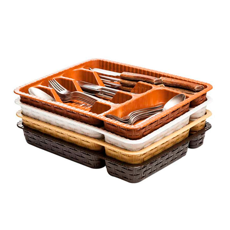 Soporte Para Platos Rattan Violet Ref:0755