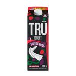 Yogurt Semidescremado Tru Frutos Rojos Tetrapack 900 G