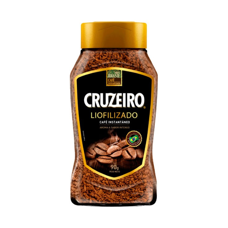 Cruzeiro Café Liofilizado Vidrio 90 Gr