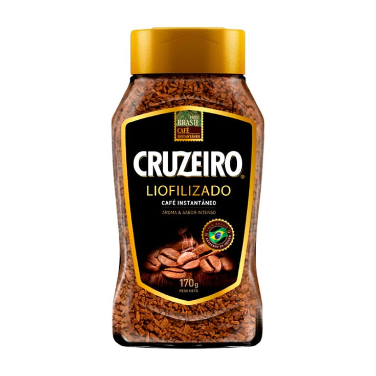 Cruzeiro Café Liofilizado Vidrio 170 Gr