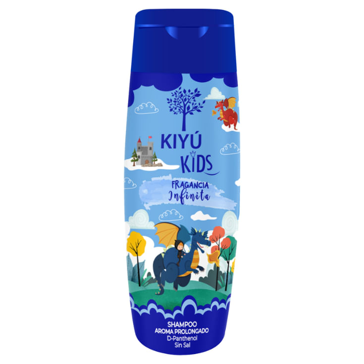 Shampoo Fragancia Infinita Kiyú Kids 400 Ml