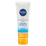 Sun Protector Solar Facial Control De Brillo Fps50 Nivea 50Ml