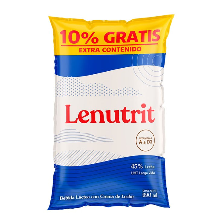 Bebida Láctea con Crema de Leche Lenutrit 990ML