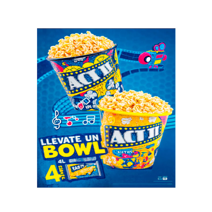 Canguil 4Pack + Bowl Act II 320Gr + Regalo