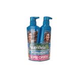 Nutribela Pack Shampoo Prohialuronico 400Ml+Acondicionador 370Ml
