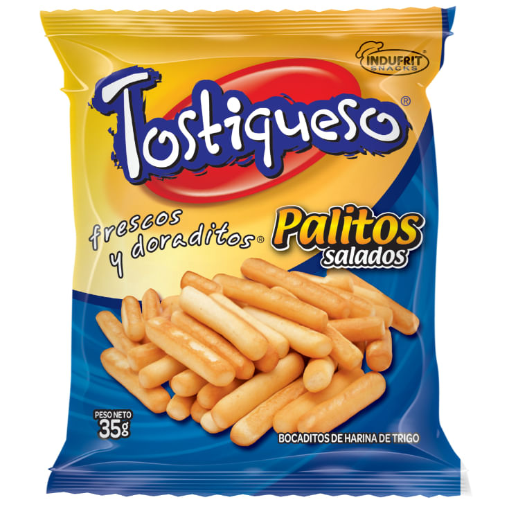 Palitos Salados Tostiqueso Funda 35 Gr