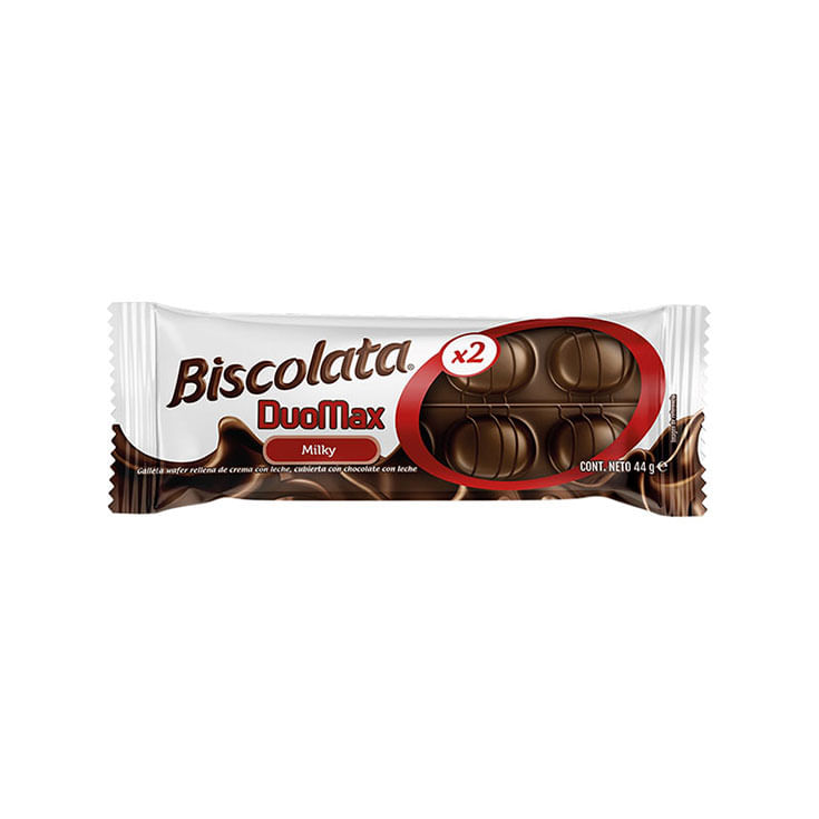 Galleta Wafer Rellena de Crema Cubierta con Chocolate Doumax 44GR