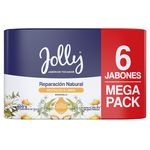 Jolly Jabon De Tocador Manzanilla Antibacterial Sixpack 600Gr