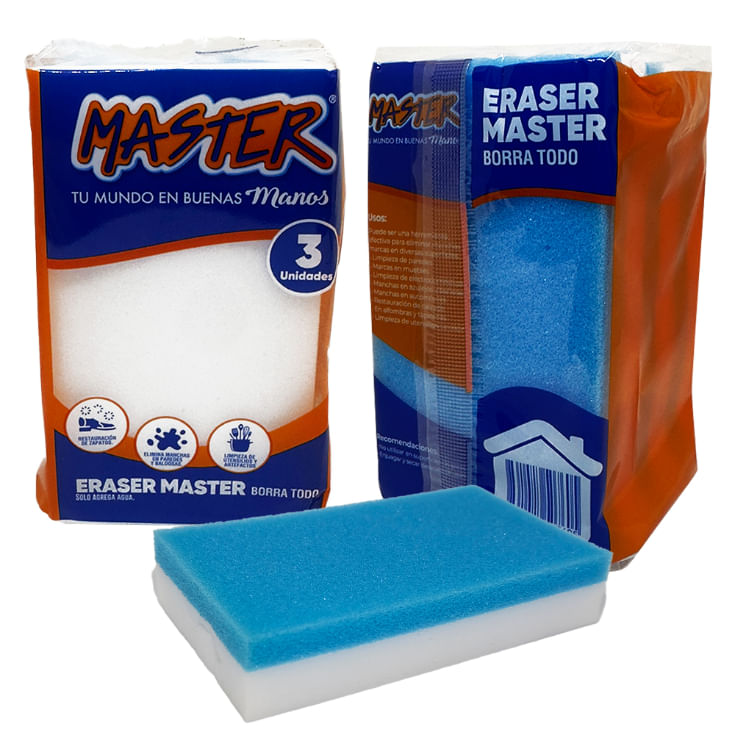 Esponja Mágica Master Borra Todo X 3 Un