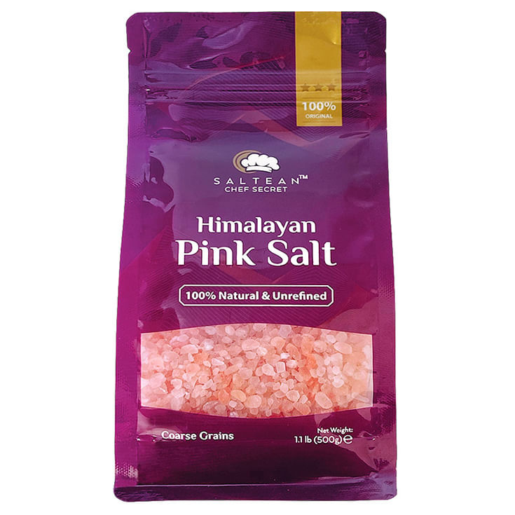 Sal Rosada Del Himalaya En Grano Doypack Saltean 500GR