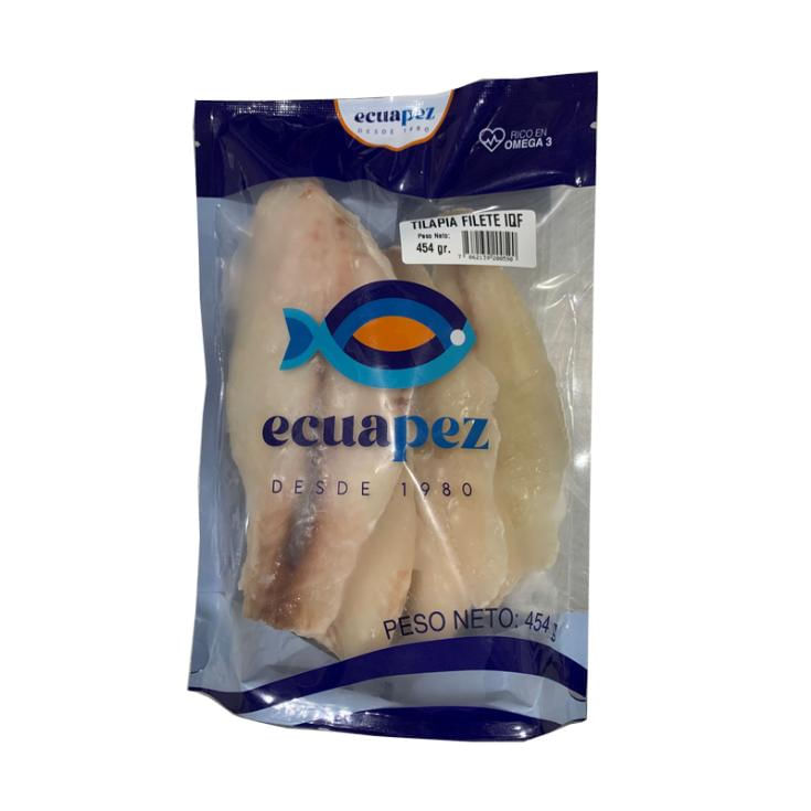 Filete De Tilapia Funda Ecuapez 454Gr
