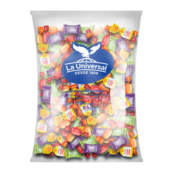 Caramelos Surtidos Duros Granel La Universal 5KG
