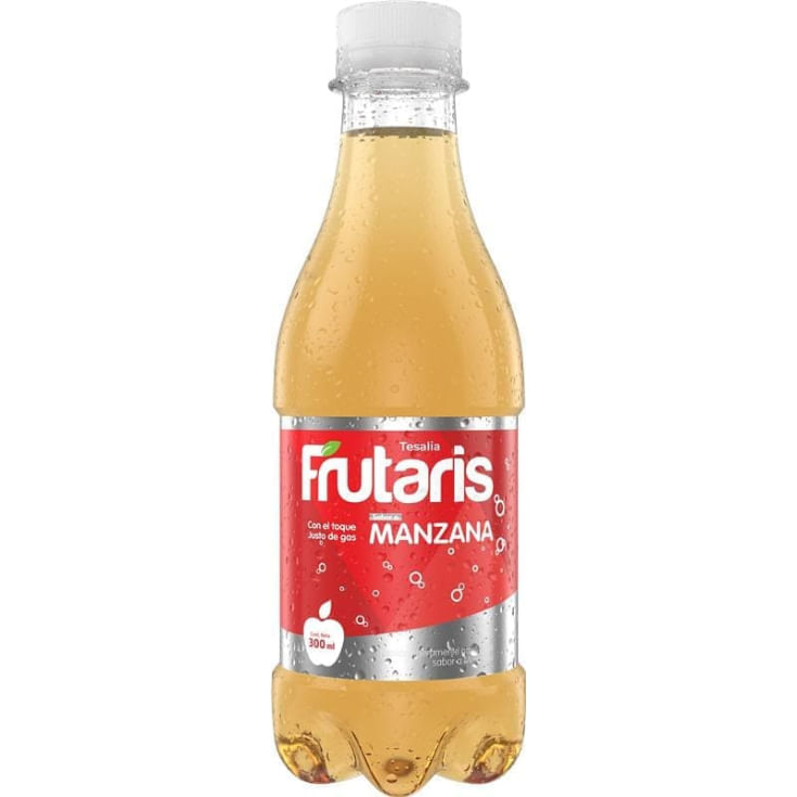 Bebida Gasificada Manzana Frutaris 300ML