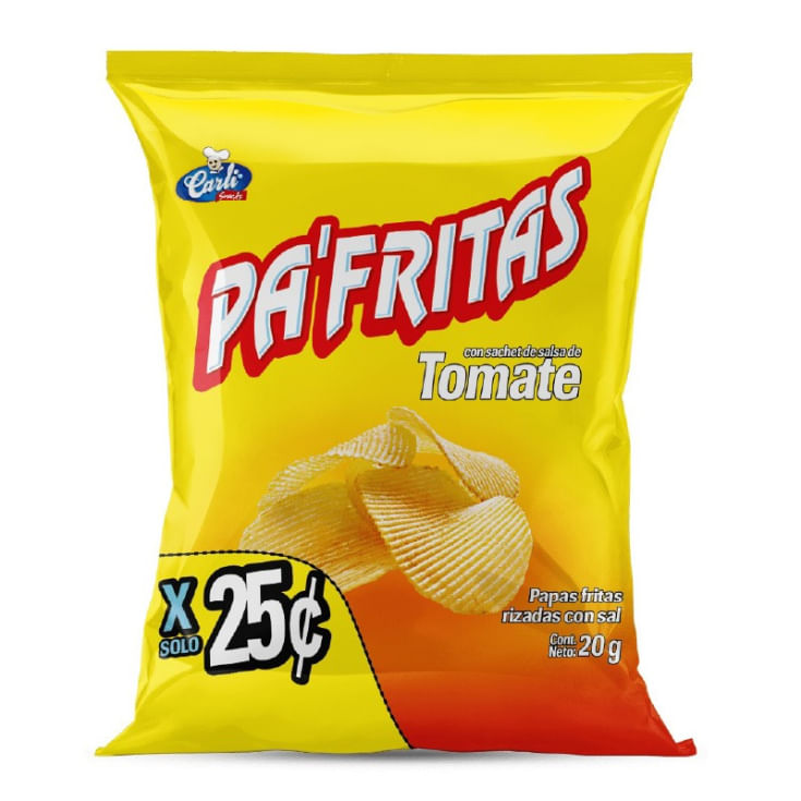 Papa Frita Sachet Tomate Inalecsa 20GR