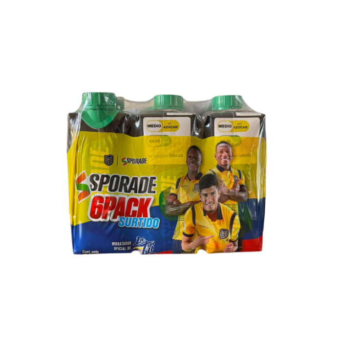 Bebida Hidratante Sixpack Surtido Sporade 330ML C/U