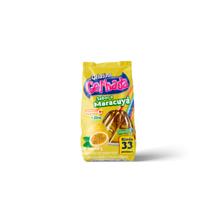 Gel'Hada Gelatina Sabor A Maracuya 400GR