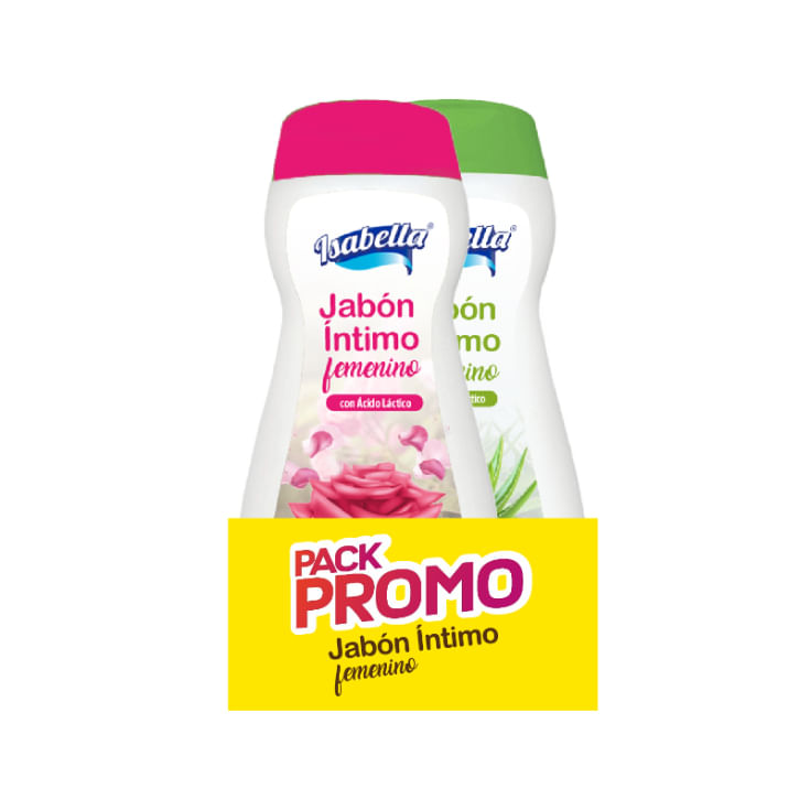 Jabón Intimo Femenino Promocional X2 Isabella 250ML C/U