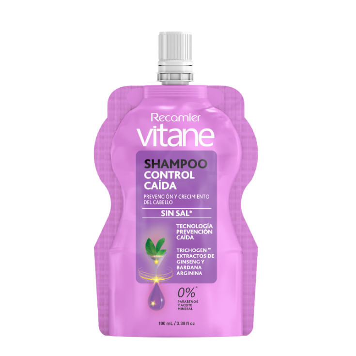 Shampoo Mujer Control Caida Doypack Vitane 100ML