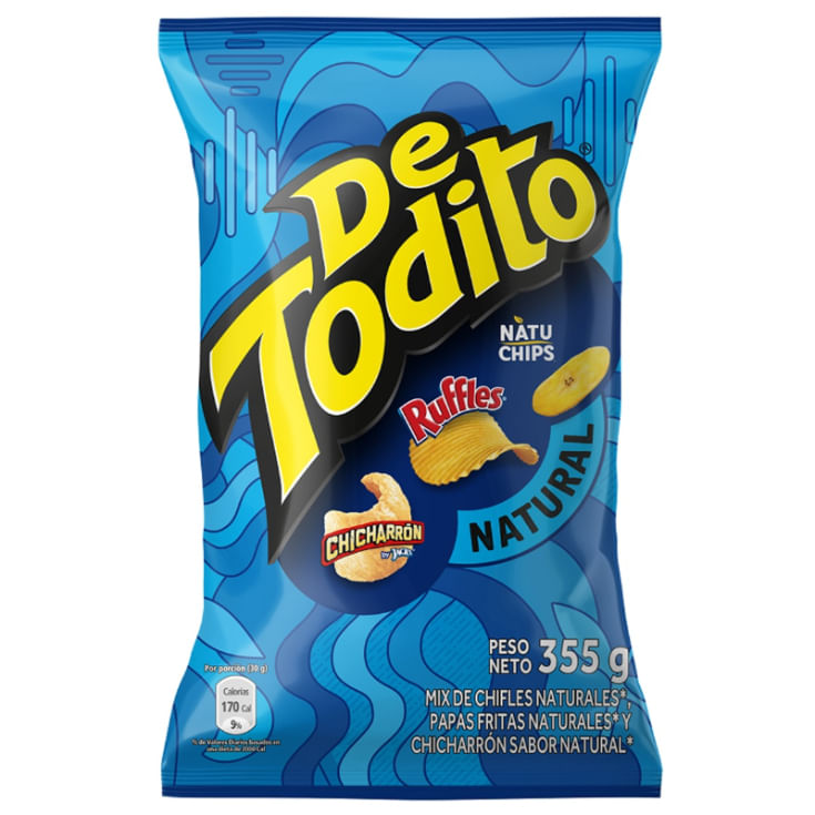 Mix Papa Platano Chifle Natural Detodito 355GR