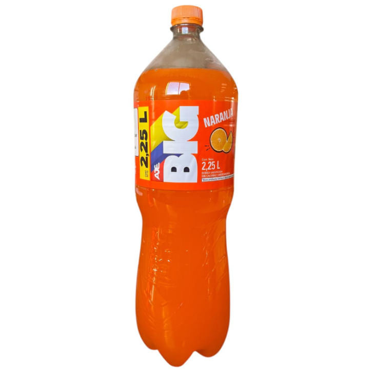 Gaseosa Sabor A Naranja Big Cola 2250ML