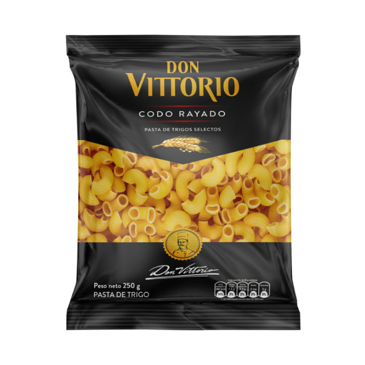 Fideo Codo Rayado Don Vittorio 250GR