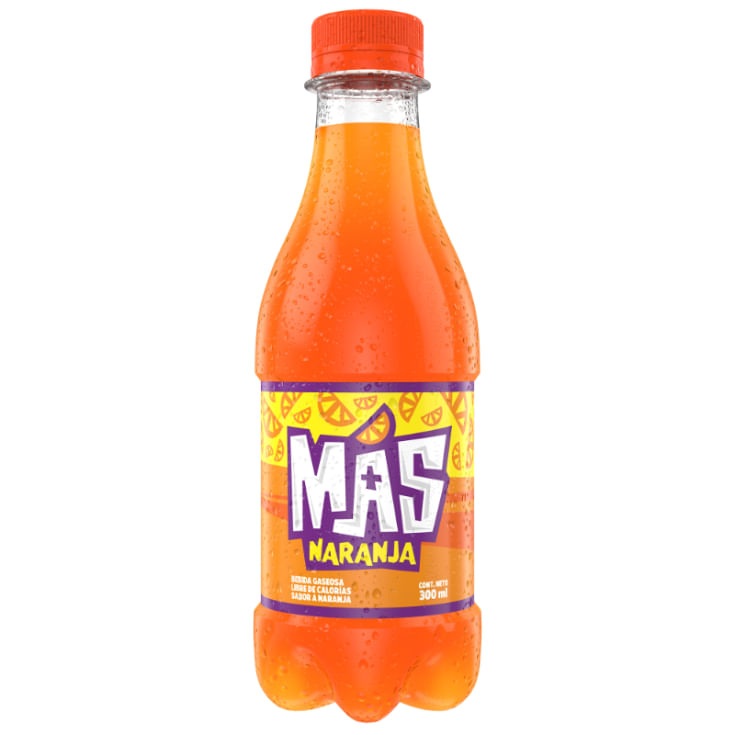 Gaseosa Sabor A Naranja Mas 300ML