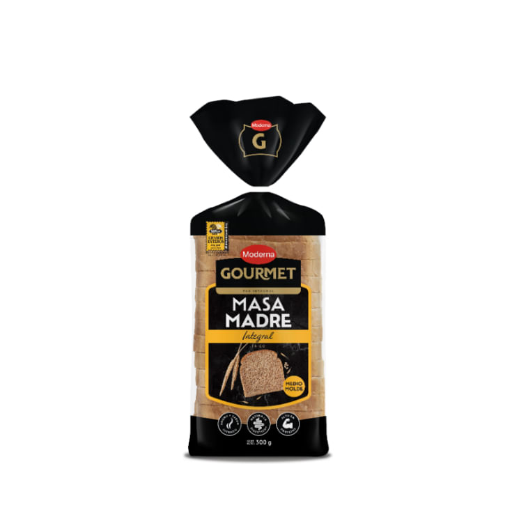 Pan Masa Madre Medio Molde Moderna Gourmet 300GR