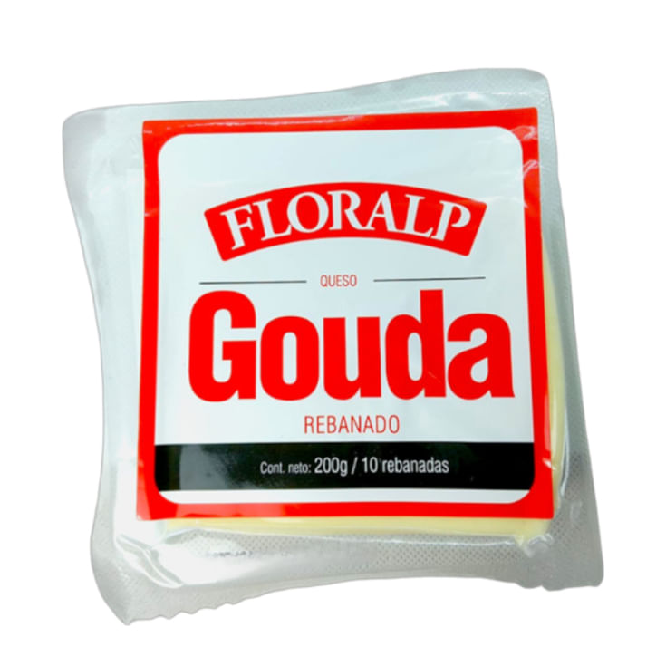 Queso Gouda Rebanado Floralp 200GR