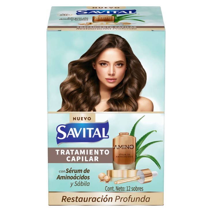 Tratamiento Capilar Serúm Aminoacidos Savital 33ML