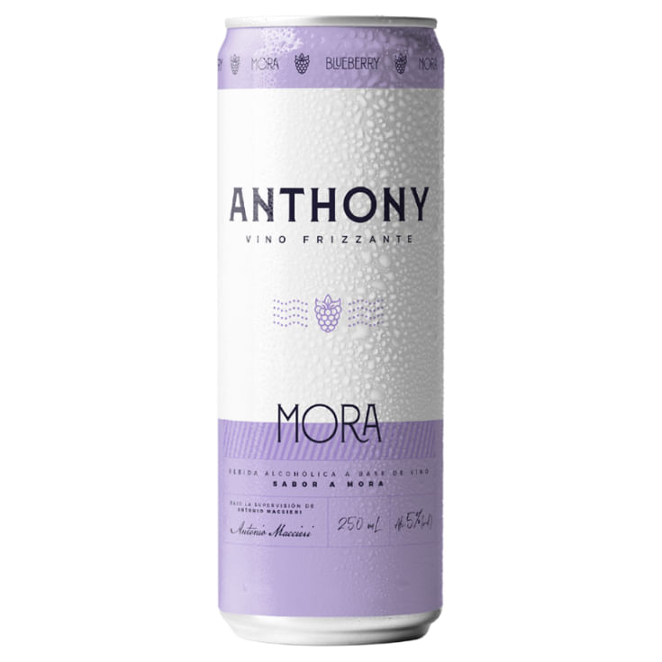 Vino Sabor Mora Lata Anthony 250ML