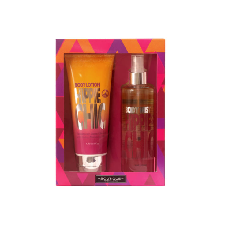Estuche Hippie Chick Body Lotion+Body Mist Unidad Boutique