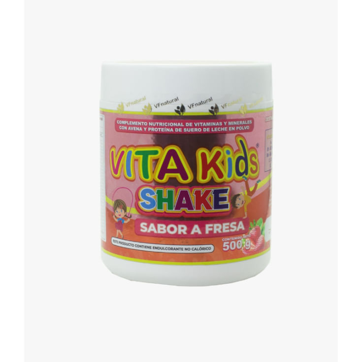 Suplemento Sabor A Fresa Vitakids Shake 500GR