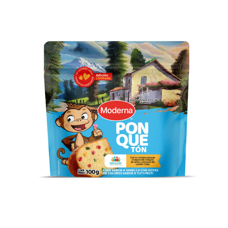 Ponqueton Moderna Rainbow 100Gr