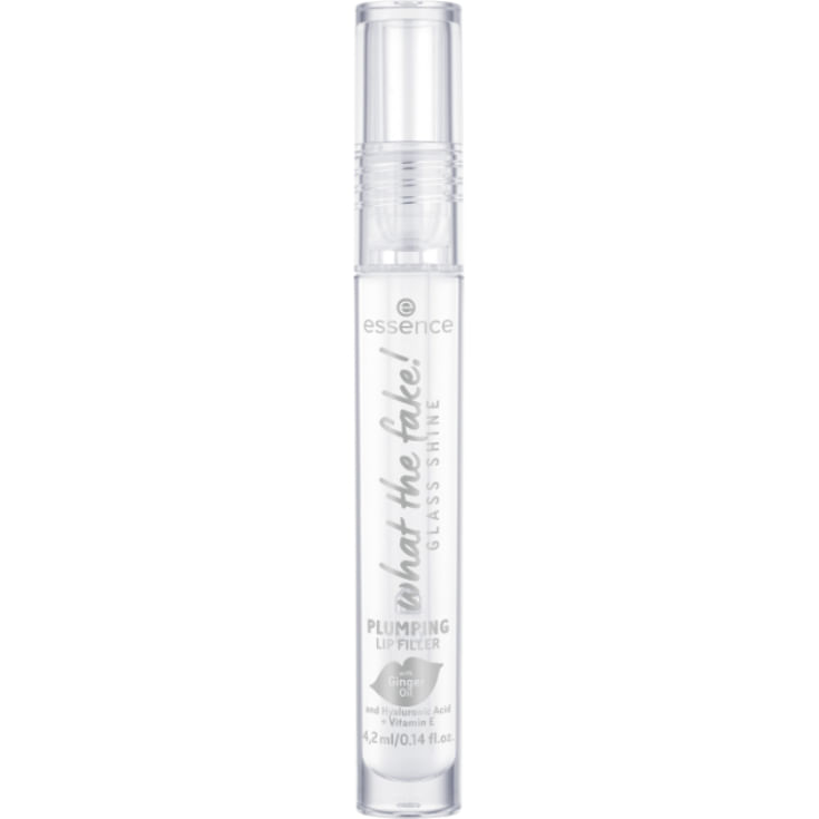 Rellenador De Labios What The Fake Glass Shine Plumping Lip Filler 01 Essence 4.2ML