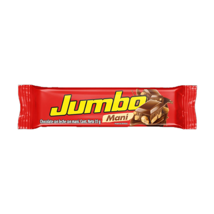 Chocolate Con Leche Y Mani Jumbo 35GR