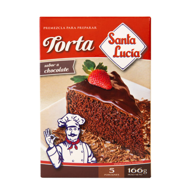 Torta Chocolate Santa Lucia 166Gr