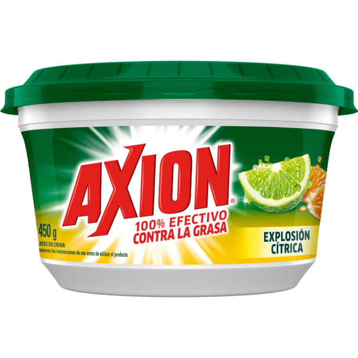 Axion Lavavajilla Crema Explosion Citrica 450 Gr