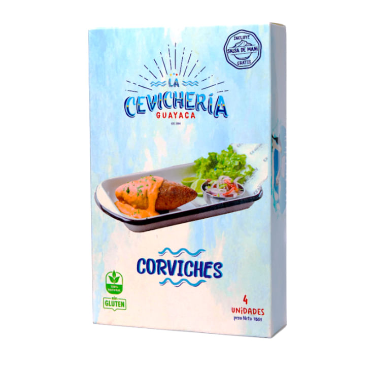Corvihes Congelados La Cevicheria Guayaca Con Salsa De Mani 780 Gr.