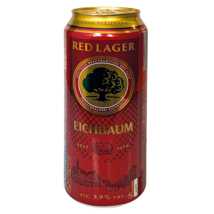 Cerveza Roja Eichbaum Lata 500 Ml