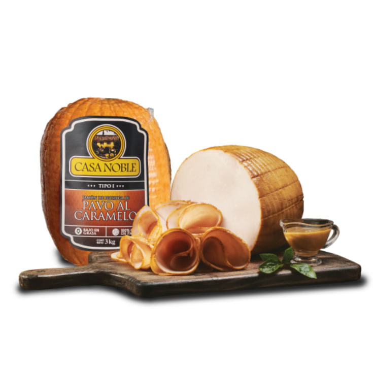 Casa Noble Jamon De Pavo Al Caramelo Pz 3 Kg.