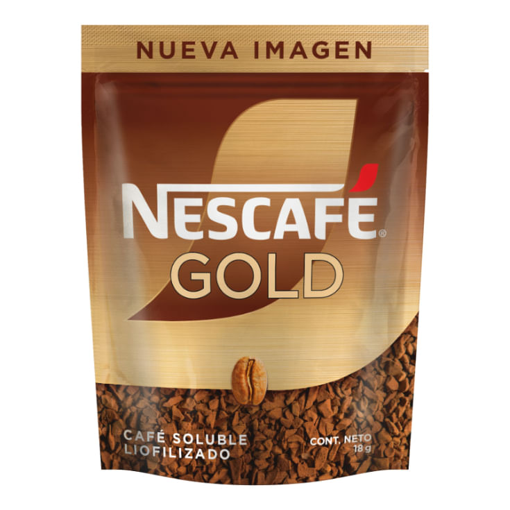 Café Gold Nescafe Soluble Liofilizado Doypack 18 Gr