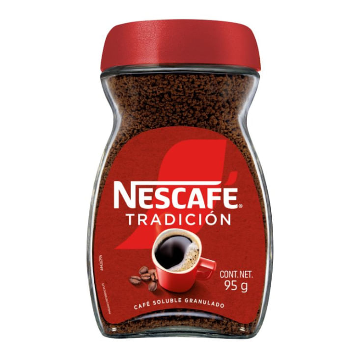 Cafe Tradicion Soluble Nescafe Granulado Frasco 95 Gr.