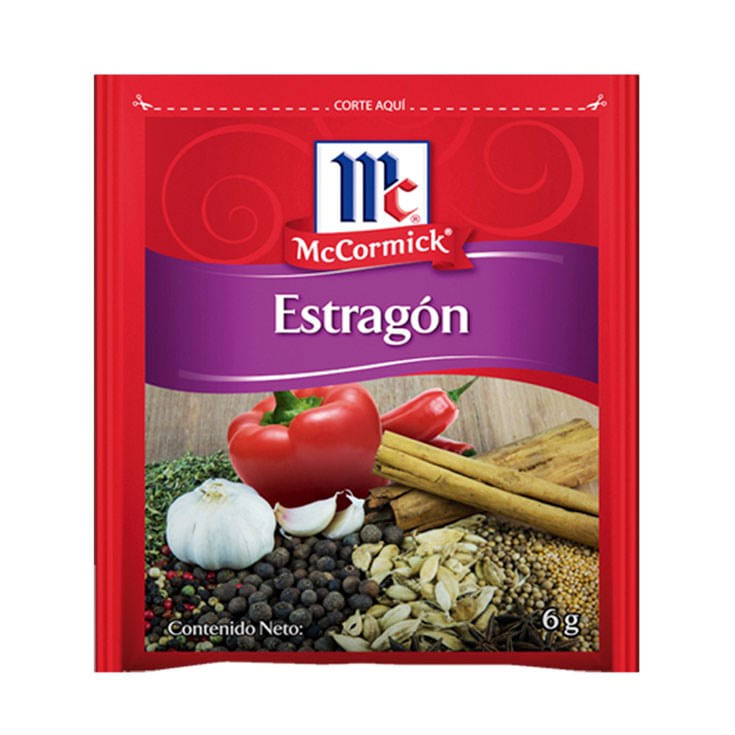 Estragón Entero Sobre Mc Cormick 7 Gr