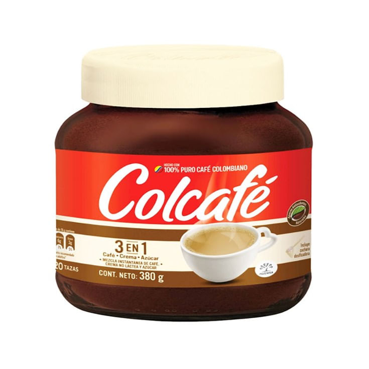Café Todo En 1 Café Crema/Azúcar Colcafe 380 Gr